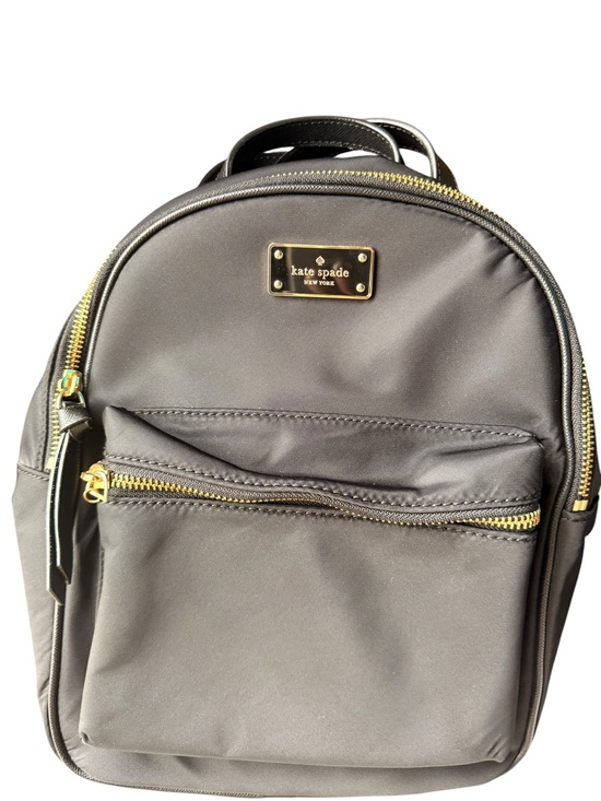 kate spade Handbags - kate spade black nylon mini backpack with gold hardware